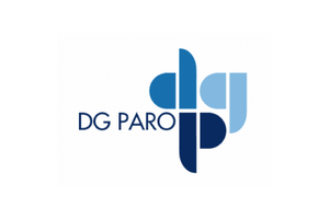 Das Logo der DG PARO (Deutsche Gesellschaft für Parodontologie e. V.) repräsentiert die zweitgrößte zahnärztliche Fachgesellschaft in Deutschland